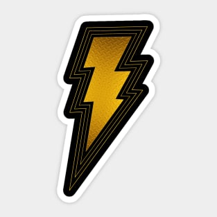 Shazam! Fury of the Gods Shazam Chest Bolt Logo Sticker